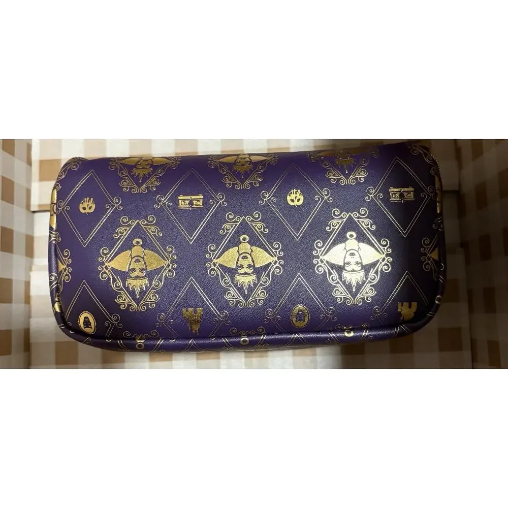 Bath & Body Works Evil Queen Cosmetic Makeup Bag Purple Travel Case NWT